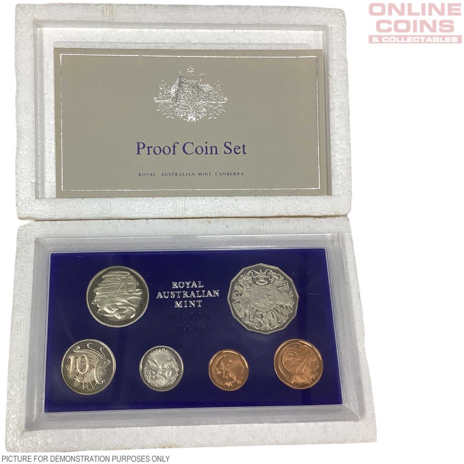 1980 Royal Australian Mint Six Coin PROOF Year Set